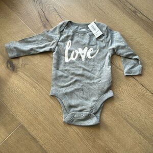 NWT onesie “love”